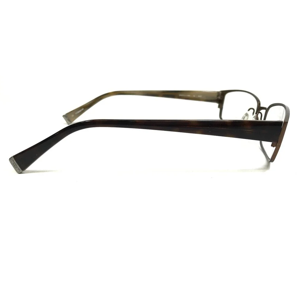 Oliver Peoples Eyeglasses Frames Id AUT Brown Rectangular Full Rim 54-17-135